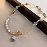 Bracelet élégant en cristaux et pierres précieuses