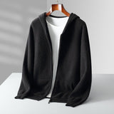 Cardigan zippé en cachemire
