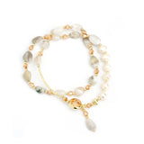 Bracelet élégant en cristaux et pierres précieuses