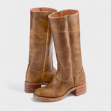 Agneza – bottes d'équitation classiques à talons hauts, offrant un confort et un style optimaux