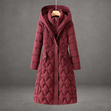 Gracia | Manteau long en duvet avec capuche
