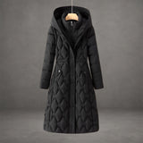Gracia | Manteau long en duvet avec capuche
