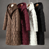 Gracia | Manteau long en duvet avec capuche
