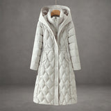 Gracia | Manteau long en duvet avec capuche