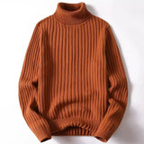 Erik | Pull pour homme avec motif plissé et col haut