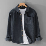 Viktor | chemise à manches longues en velours de laine