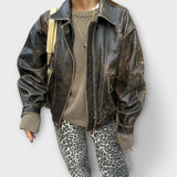Carina | Jeans vintage avec motif léopard