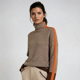 Crisanta | Pull avec des rayures contrastées