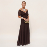 Alondra | Robe longue à fleurs avec décolleté en V
