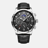 Montres en quartz de luxe avec bracelet en cuir