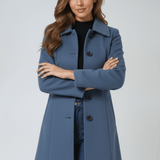 Sabina | Manteau d'hiver A-line pour femme avec boutons