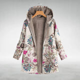 Fleural | – Veste en polaire stylée avec motif floral
