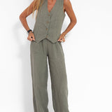 Aira | Gilet classique et pantalons larges
