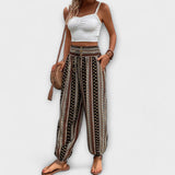 Clara | Pantalons graphiques ethniques