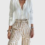 Clara | Pantalon élégant + Chemisier et ceinture offerts