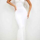 Robe Cami Décorative avec Dos Ouvert