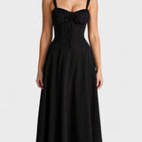 Carolina | Robe Fleurie avec Haut Ajusté
