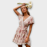 Adélia | Jupe boho courte