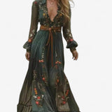 Rachel | Robe Maxi Brodée