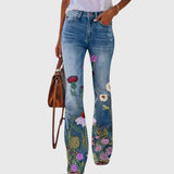 Clara | Pantalons Fleuris