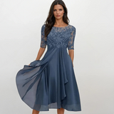 Sara – Robe Élégante pour Invités de Mariage