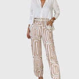 Clara | Pantalon élégant + Chemisier et ceinture offerts