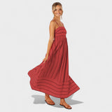 Camila | Robe d'été rayée