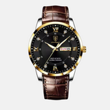 Montre pour hommes avec aiguilles lumineuses