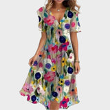 Adelaïde | Robe femme avec décolleté en V