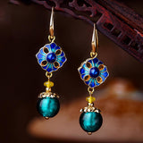 Aušra | Boucles d'oreilles en agate rouge
