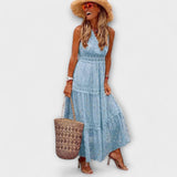 Lola | Jupe maxi avec dentelle boho
