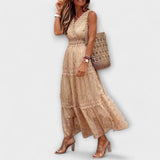 Lola | Jupe maxi avec dentelle boho