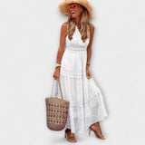 Lola | Jupe maxi avec dentelle boho