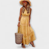 Lola | Jupe maxi avec dentelle boho