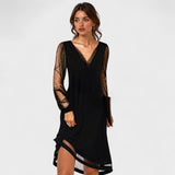 Matilda | Robe de nuit avec manches transparentes