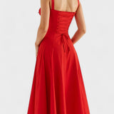 Carolina | Robe Fleurie avec Haut Ajusté