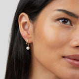 LUNA | Boucles d'oreilles en cristaux et perles