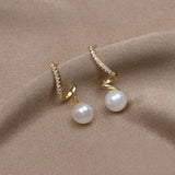 LUNA | Boucles d'oreilles en cristaux et perles