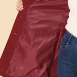 Sabina | Manteau d'hiver A-line pour femme avec boutons