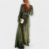 Susana | Robe longue à pois
